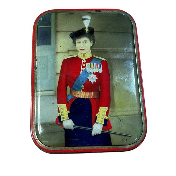 Queen Elizabeth II Coronation Tin 1953 Sharps Super-Kreem Toffee Box - Picture 1 of 9